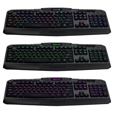 Клавиатура Defender HARPE 2.4G BLACK REDRAGON (78121) - фото 4