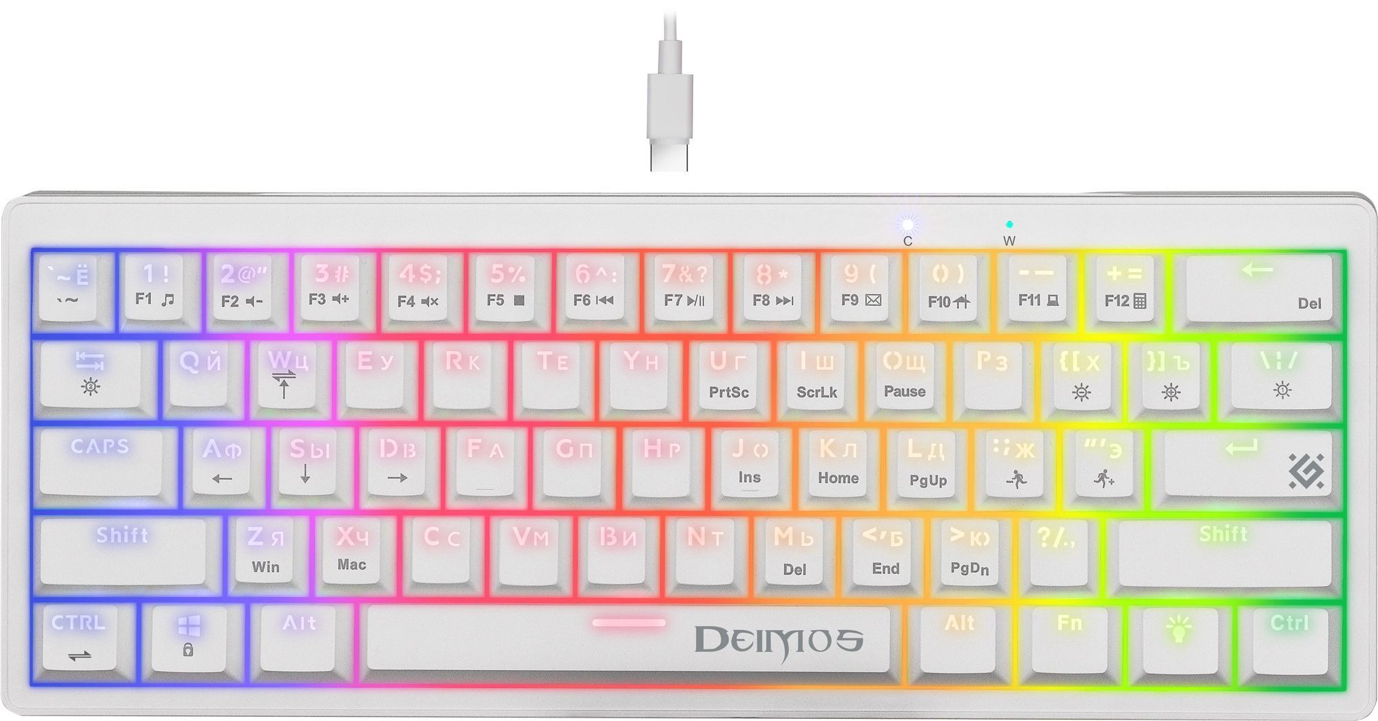 Клавиатура Defender DEIMOS GK-303 (45304) новая японская клавиатура для ноутбука dell inspiron 5000 5490 5498 клавиатура с подсветкой верхний чехол c крышкой 0c4vgp jp