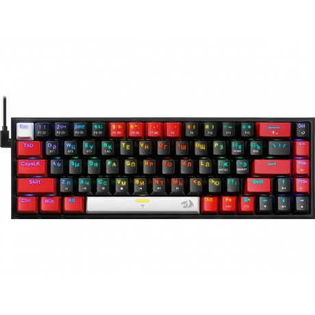 Клавиатура Defender CASTOR PRO RGB REDRAGON (71082) - фото 1