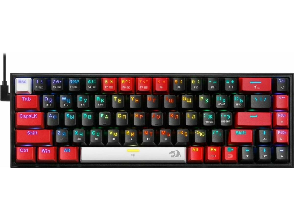 цена Клавиатура Defender CASTOR PRO RGB REDRAGON (71082)
