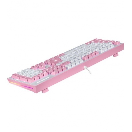 Клавиатура Redragon HADES бело-розовая - фото 4