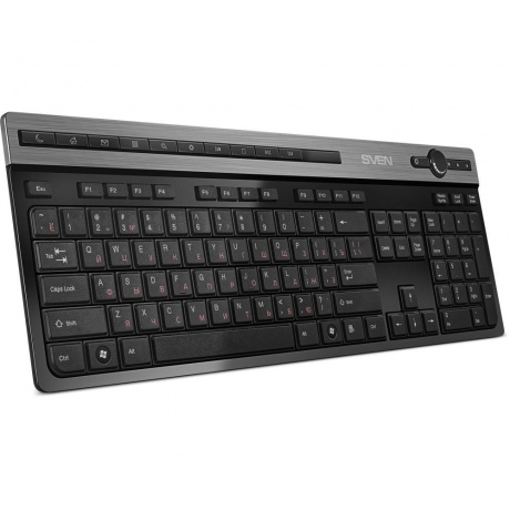 Клавиатура SVEN KB-E5500W чёрная (SV-021931) - фото 2
