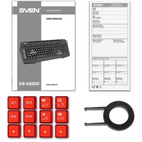 Клавиатура SVEN KB-G8800 черная (SV-017675) - фото 6