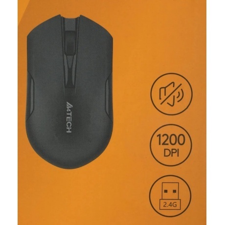 Клавиатура и мышь беспроводные A4TECH 3000NS черный - фото 16