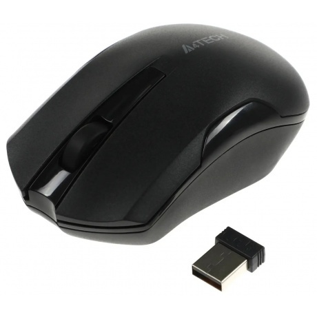 Клавиатура и мышь беспроводные A4TECH 3000NS черный - фото 4