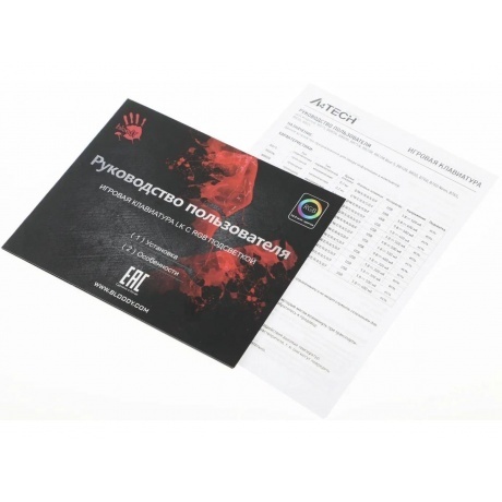 Клавиатура A4Tech Bloody B820R (Red Switch) Black - фото 13