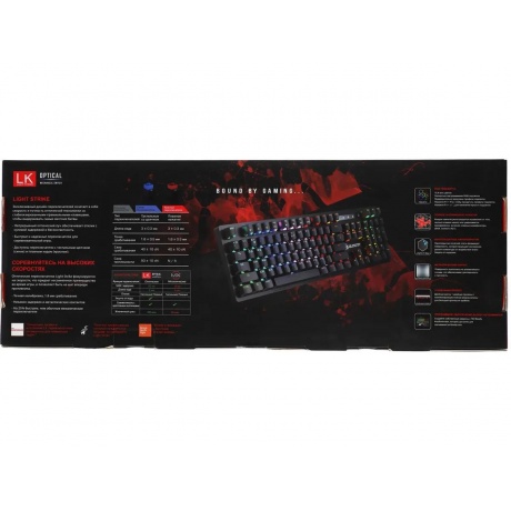 Клавиатура A4Tech Bloody B820R (Red Switch) Black - фото 16