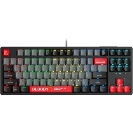 Клавиатура A4Tech Bloody S87 Energy Black-Red - фото 1