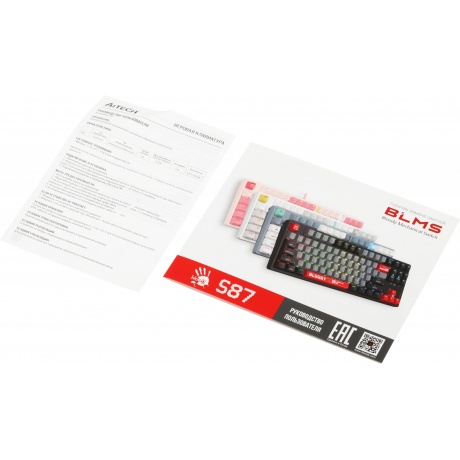 Клавиатура A4Tech Bloody S87 Energy Black-Red - фото 35