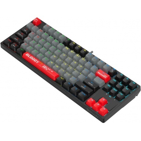 Клавиатура A4Tech Bloody S87 Energy Black-Red - фото 6