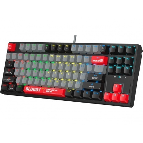 Клавиатура A4Tech Bloody S87 Energy Black-Red - фото 7