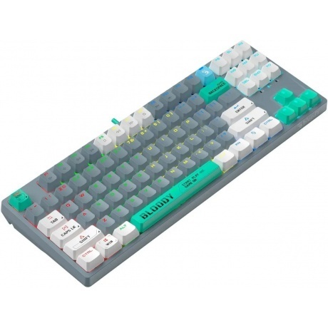 Клавиатура A4Tech Bloody S87 Energy Grey-Green - фото 16