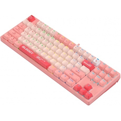 Клавиатура A4Tech Bloody S87 Energy Pink - фото 13