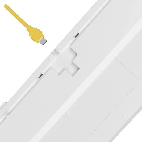 Клавиатура A4Tech Bloody S87 Energy White-Yellow - фото 5