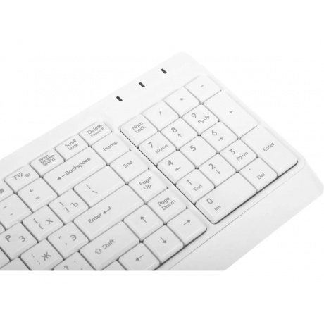Клавиатура A4Tech Fstyler F1512 White - фото 10
