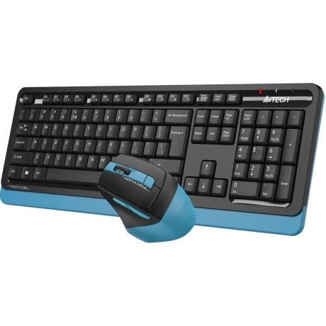 Клавиатура A4Tech Fstyler FG1035 Navy Blue - фото 3