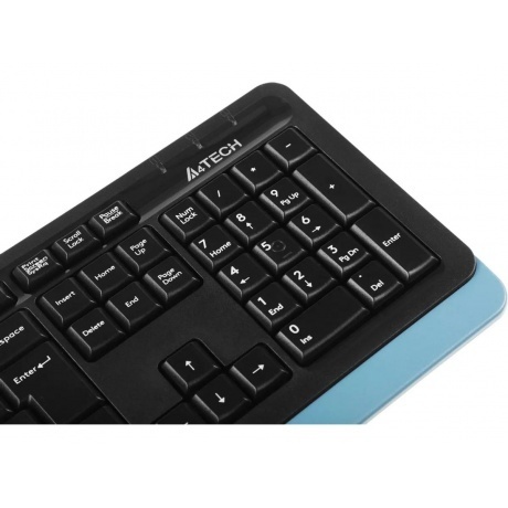 Клавиатура A4Tech Fstyler FG1035 Navy Blue - фото 9