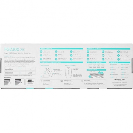 Клавиатура A4Tech Fstyler FG2300 Air Beige - фото 30