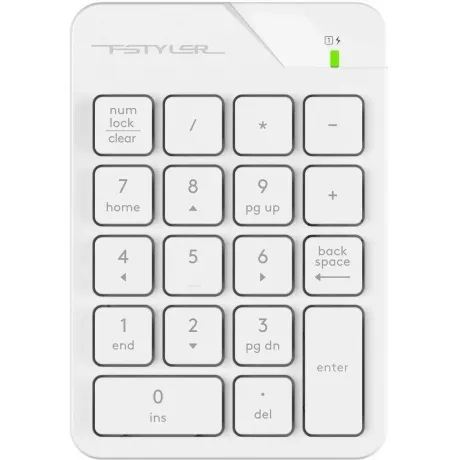 Клавиатура A4Tech Slim USB FGK21C White