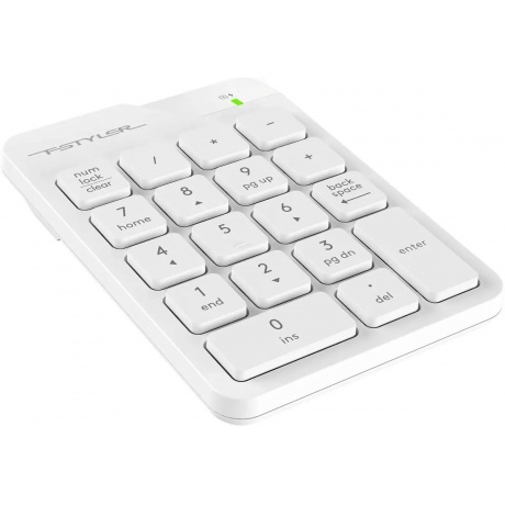 Клавиатура A4Tech Slim USB FGK21C White - фото 7
