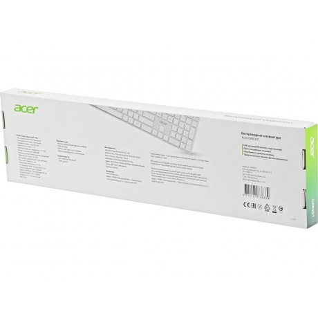 Клавиатура Acer OKR301 White-Silver ZL.KBDEE.015 - фото 11