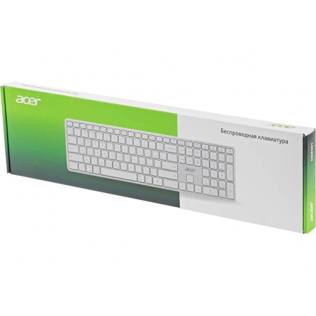 Клавиатура Acer OKR301 White-Silver ZL.KBDEE.015 - фото 10
