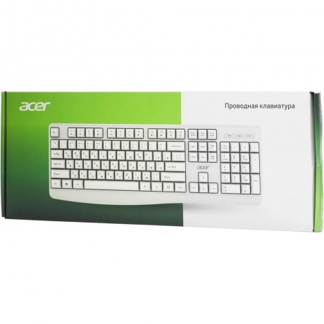 Клавиатура Acer OKW301 White ZL.KBDCC.01B - фото 8