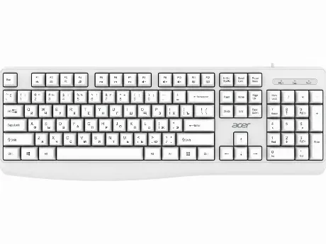 Клавиатура Acer OKW301 White ZL.KBDCC.01B