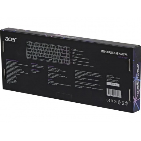 Клавиатура Acer OKW302 Silver ZL.KBDCC.01C - фото 13