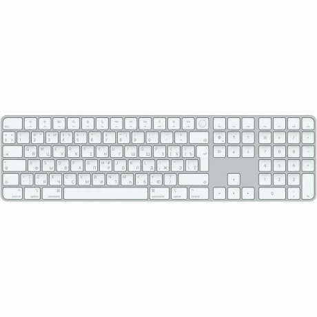 Клавиатура APPLE Magic Keyboard with Touch ID and Numeric Keypad White Keys (английская раскладка) MK2C3 - фото 7