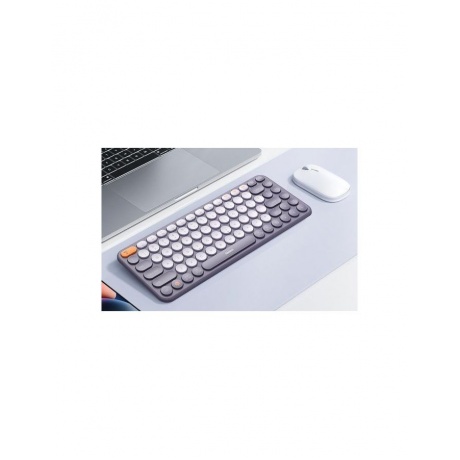 Клавиатура Baseus K01A Wireless Tri-Mode Keyboard Frosted Grey B00955503833-00 - фото 8