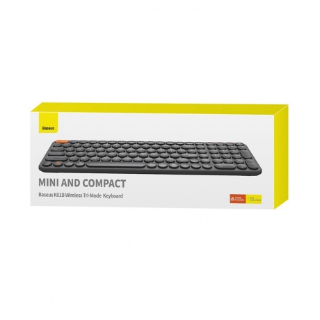 Клавиатура Baseus K01B Wireless Tri-Mode Keyboard Frosted Grey B00955504833-00 - фото 16