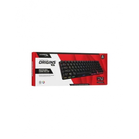 Клавиатура HyperX Alloy Origins 65 (Red Switch) Black - фото 16