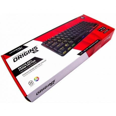 Клавиатура HyperX Alloy Origins 65 (Red Switch) Black - фото 23