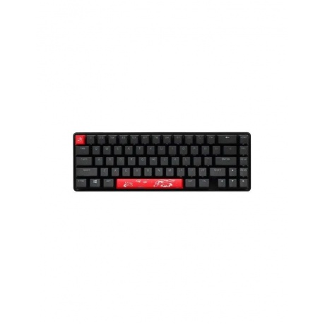 Клавиатура HyperX Alloy Origins 65 (Red Switch) Black - фото 8