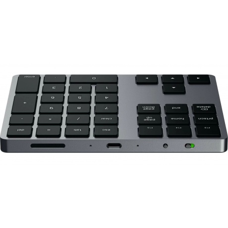 Клавиатура Satechi Aluminum Slim Wireless Keyboard Space Grey ST-XLABKM - фото 12