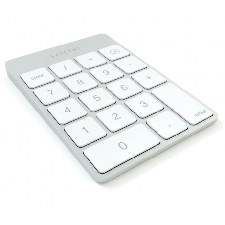 Клавиатура Satechi Slim Rechargeable Silver ST-SALKPS