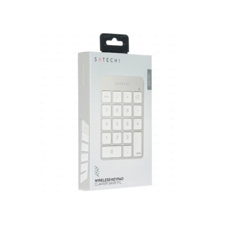 Клавиатура Satechi Slim Rechargeable Silver ST-SALKPS - фото 3