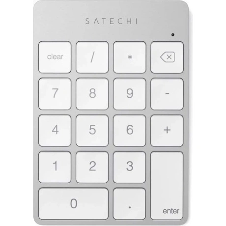 Клавиатура Satechi Slim Rechargeable Silver ST-SALKPS