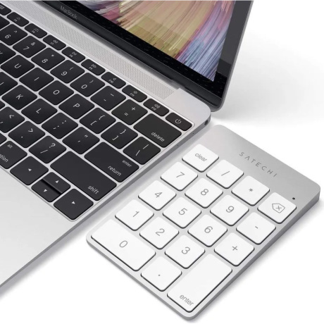 Клавиатура Satechi Slim Rechargeable Silver ST-SALKPS - фото 7