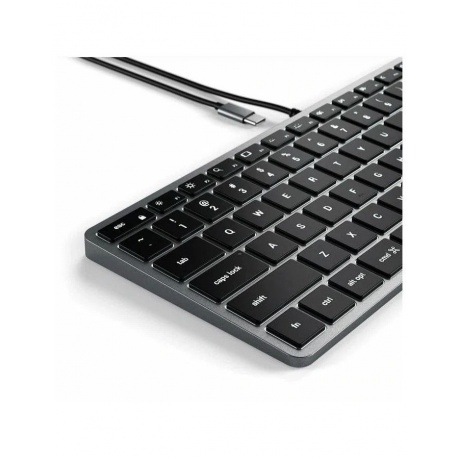 Клавиатура Satechi Slim W1 USB-C Wired Space Grey ST-UCSW1M-RU - фото 7