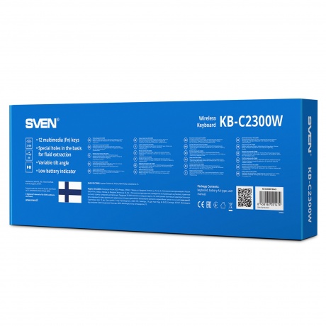Клавиатура Sven KB-C2300W SV-021474 - фото 6