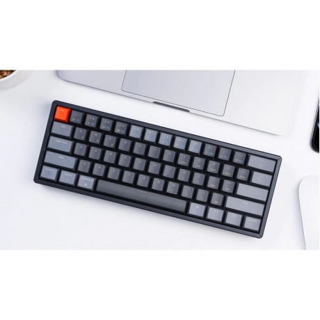 Клавиатура Keychron K12 Grey (RGB, Gateron G pro Brown Switch, RU) - фото 6