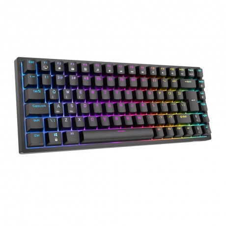 Клавиатура Royal Kludge RK84 Black (USB/2.4 GHz/Bluetoth, RGB, Hot Swap, Red switch) - фото 4