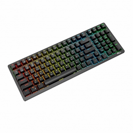 Клавиатура Royal Kludge RK98 Black (USB/2.4 GHz/Bluetoth, RGB, Hot Swap, Brown switch) - фото 2