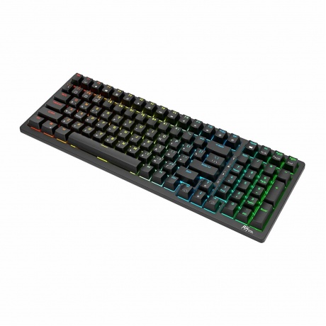 Клавиатура Royal Kludge RK98 Black (USB/2.4 GHz/Bluetoth, RGB, Hot Swap, Brown switch) - фото 5