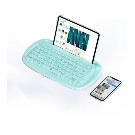 Клавиатура для мобильных устройств Fude K520t зеленая - фото 1