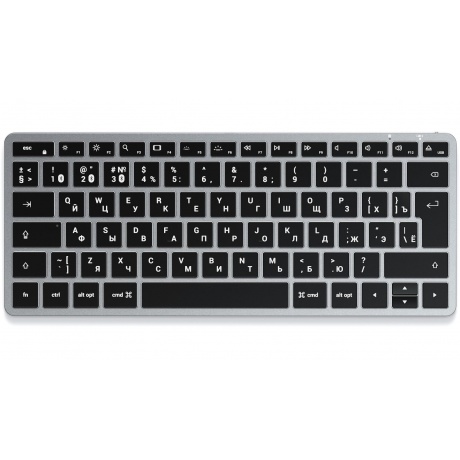 Клавиатура Satechi Slim X1 Bluetooth Keyboard-RU Серый космос. - фото 1