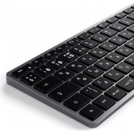 Клавиатура Satechi Slim X1 Bluetooth Keyboard-RU Серый космос. - фото 2