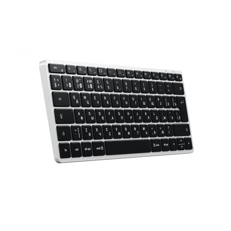 Клавиатура Satechi Slim X1 Bluetooth Keyboard-RU серебристый. - фото 2